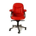 Fauteuil de bureau rouge enzo