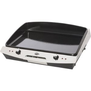 Plancha Électrique Electra 2 Foyers Radiants 3000 W Plaque Fonte 