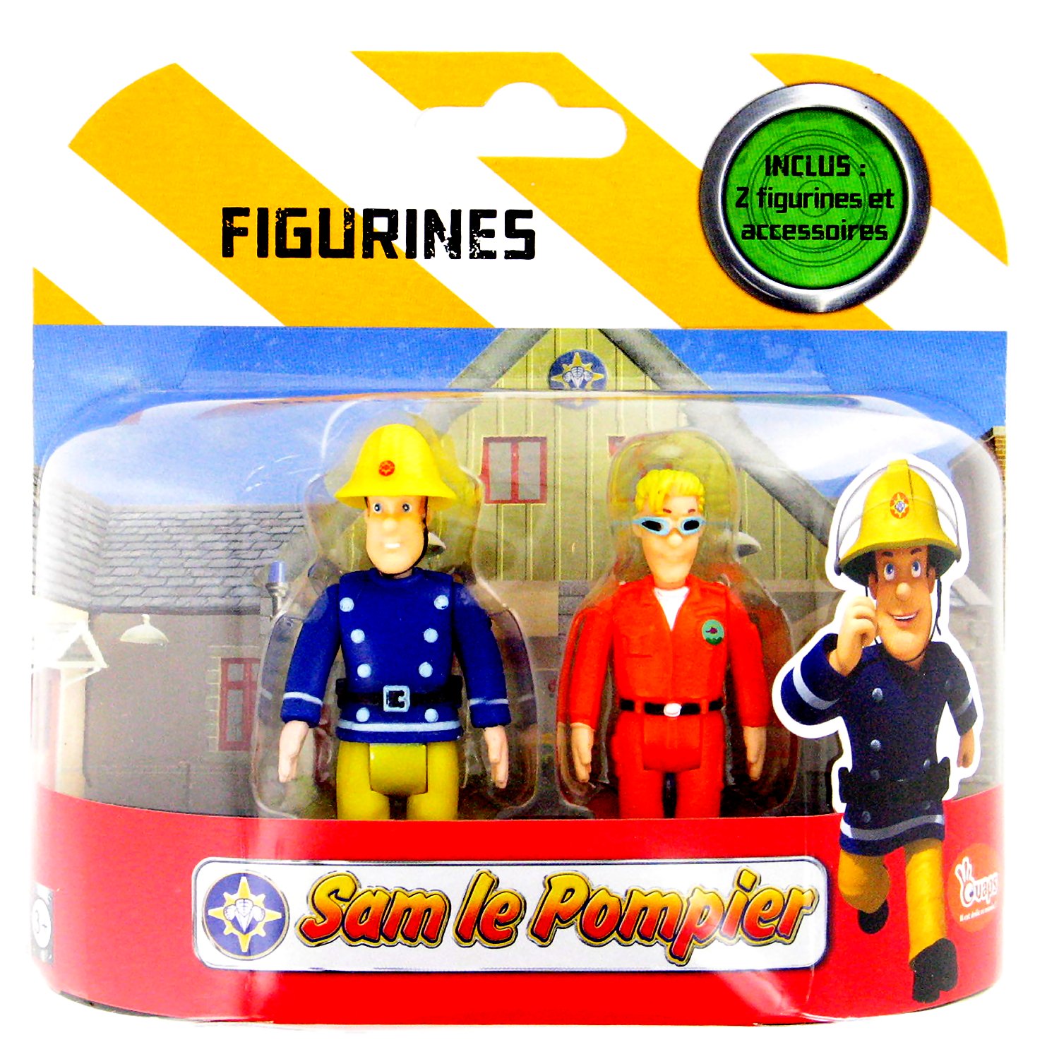 Pack de 2 figurines Sam le pompier : Sam Tom Thomas