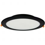 Horoz Electric Spot LED encastré rond ALEXIS 24W 2270lm CCT noir IP20 | HOROZ