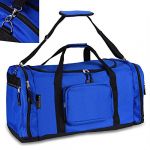 Deuba Sac de Sport Fitness Football randonn&eacute;e Voyage Transport 70cm 90L Bleu