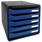 Exacompta 3097218D - BIG-BOX PLUS Iderama noir/rouge carmin brillant
