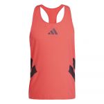 Adidas Road To Records Débardeur Tank Top Hommes - Corail, Noir, Taille L
