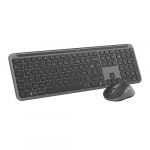Logitech Ensemble clavier et souris sans fil MK950 Signature Slim, design elegant, saisie et clic discrets - Graphite