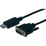 Assmann AK-340301-010-S - C&acirc;ble displayPort / DVI 1m