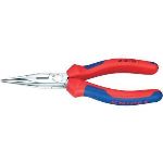 Knipex 25 05 140 - Pince Radio à becs demi-ronds avec tranchant 140 mm