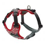 Hunter Harnais pour Chien Divo Rouge Gris Réfléchissant Taille s/m (52-68 cm)