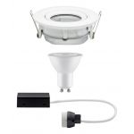 Paulmann Luminaire encastrable pour salle de bain GU10 92897 blanc chaud 7 W Nova blanc (mat)
