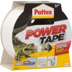 Pattex Power Tape - Rouleau adh&eacute;sif  blanc 50mm x 10m