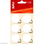 Agipa APLI attaches cadres, blanches, autocollant, capacité de charge: 200 g, contenu: 12 pièces (00090)