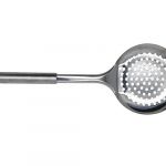 Fackelmann 670432 Ecumoire inox, &eacute;cumoire pour raviolis, Acier inoxydable, Argent&eacute;, 32,6 x 11,5 x 1,6 cm