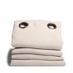 Moondream Rideau phonique Beige-Coquille en 140 x 300 (LxH), finition Œillets