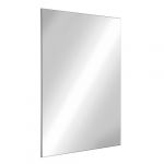 Delabie Miroir inox fixations invisibles H. 980 mm