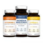 Pack vitalite vitamine magnesium omega 3 nutraclear pack sante mp