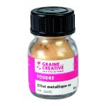 Graine Cr&eacute;ative Poudre m&eacute;tallique &agrave; effet - Or - 8g