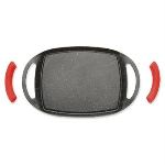 Plancha grill Eco Stone en aluminium (22,5 x 29 cm)