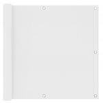 VidaXL Écran de balcon Blanc 90x300 cm Tissu Oxford