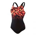 Speedo Maillot de bain Femme Hyperboom Placement Muscleback bleu noir/rouge - 32