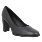 Clarks Kaylin Cara 2, Pumps Femme, Black Leather, 39.5 EU
