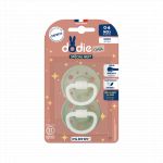 Dodie Ga&iuml;a Especial Noche Chupete Redondo 0-6M C7 Verde 2 uds