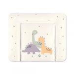 Julius Zöllner Matelas à langer, 65 x 75 cm, imperméable et lavable, fabriqué en Allemagne, certifié Oeko-Tex Standard 100, Little Dinos