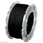 Rayher Bobine cordon ciré noir - 10 m
