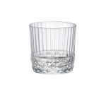 Bormioli Rocco Boîte de 4 gobelets america forme basse 30 cl