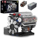 Kit de construction de moteur V8 motorisé