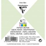 Clairefontaine 914294C - 4 bandes de crépon ignifugé, 5cmx10m, assortiment printanier