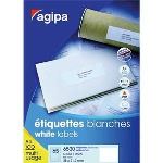 Agipa Boite de 1600 étiquettes multi-usage 105 x 35 mm