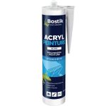 Bostik Mastic acrylique Acryl peinture couleur blanc cartouche de 310ml