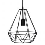 Lampe Suspension Métal 26cm Noir Prix