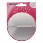 Beter Miroir grossissant x10 avec ventouses rose fonc&eacute;