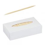 Relaxdays Zahnstocher Holz 5000er Set, Zahnh&ouml;lzer d&uuml;nn, f&uuml;r Zahnhygiene, H&auml;ppchen & Basteln, Zahnh&ouml;lzchen, 6,5 cm, natur -
