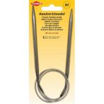 Kleiber + Co. GmbH Rundstricknadel Aiguille &agrave; Tricoter Circulaire, M&eacute;tal, Gris, 6 mm