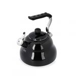 La Cafetière Bouilloire sifflante colorée 2 litres Noir minuit