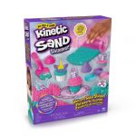 Spin Master P&acirc;te &agrave; modeler pour enfant Kinetic Sand Coffret P&acirc;tisserie Licorne 453 g
