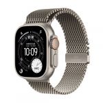 Apple Montre connect&eacute;e WATCH 49mm Tit Naturel Milanais Ultra 3 M Cell