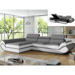 Canape Dangle Simili Blanc Et Gris Comparer 167 Offres