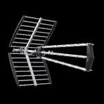 Astrell Antenne trinappe à fiche F 20 dB