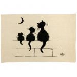 Winkler Tapis Dubout 3 chats 60 X 90 ECRU
