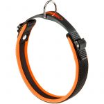 Ferplast ERGOFLUO C Collier pour chiens avec rembourrage souple et syst&egrave;me de fermeture avec micro-r&eacute;gulation. Variante C25/60 - Mesures: A: 52&divide;60 cm - B: 25 mm - Orange