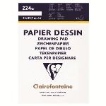 Clairefontaine 96023C - 20 Feuilles de papier dessin à grain 224 g (A4)