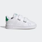 Adidas Baskets &Agrave; Scratch B&eacute;b&eacute; Advantage Blanc/Vert