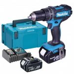 Makita DHP482RTJ - Perceuse visseuse percussion 18v 5 Ah 13 mm