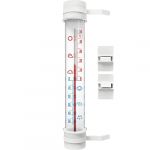 Browin 020800 Thermom&egrave;tre d'ext&eacute;rieur sans mercure 27 cm de -50 &agrave; +50 &deg;C - Installation facile sur plastique, aluminium et bois