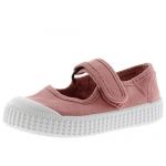 Victoria Baskets Pour Enfants 1915 Mercedes Toile Teint&eacute;e EU 33 rose fonc&eacute;