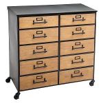 Atmosphera Commode double "Baris" 10 tiroirs