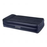 Intex Lit gonflable &eacute;lectrique Rest Bed 1 Place Bleu