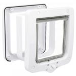 Chati&egrave;re 4 positions avec tunnel 20 &times; 22 cm ext&eacute;rieur blanc pour chat animallparadise Blanc